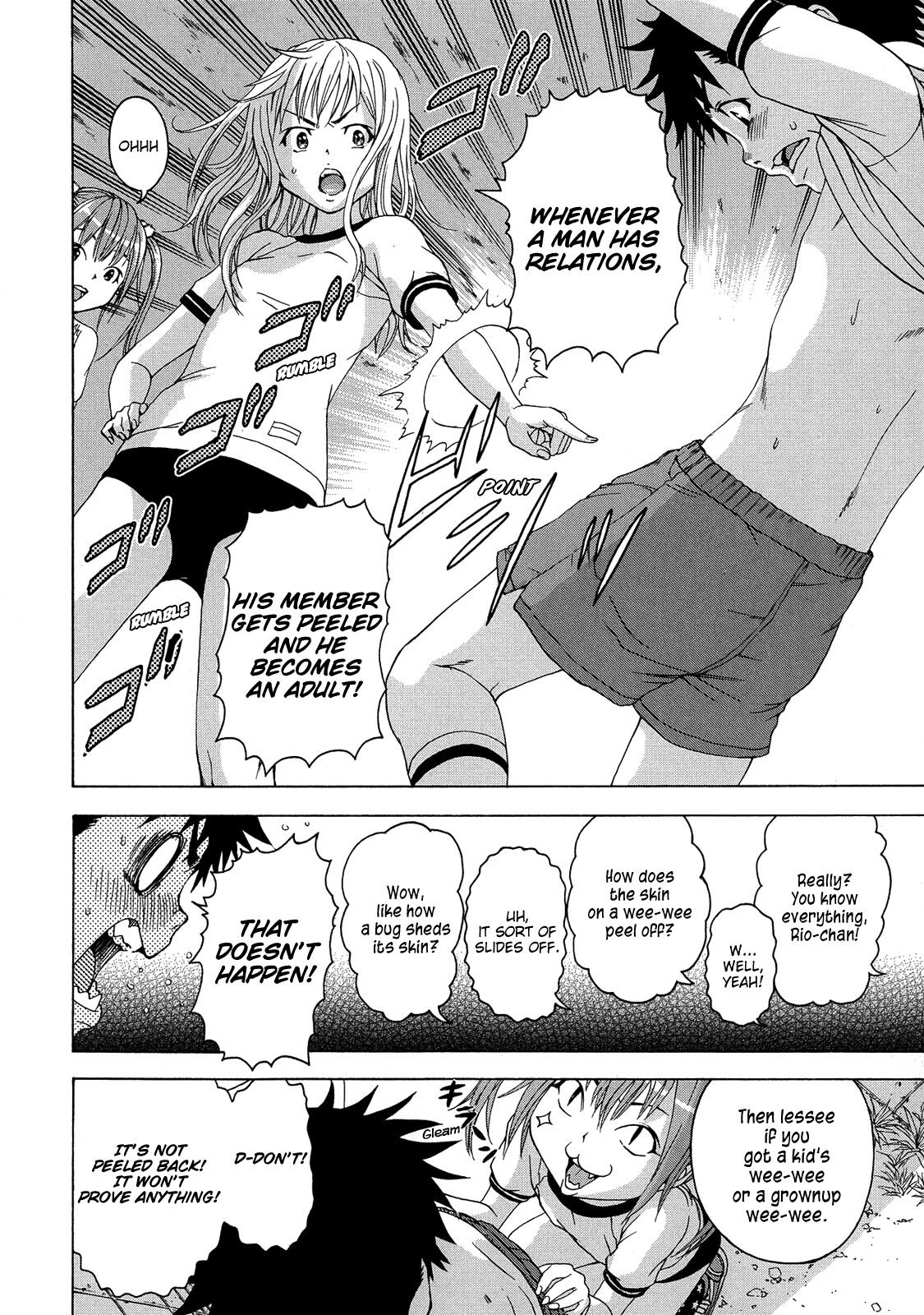 Mujaki no Rakuen Chapter 22 page 10 - Chapter 22: False Accusations in Paradise