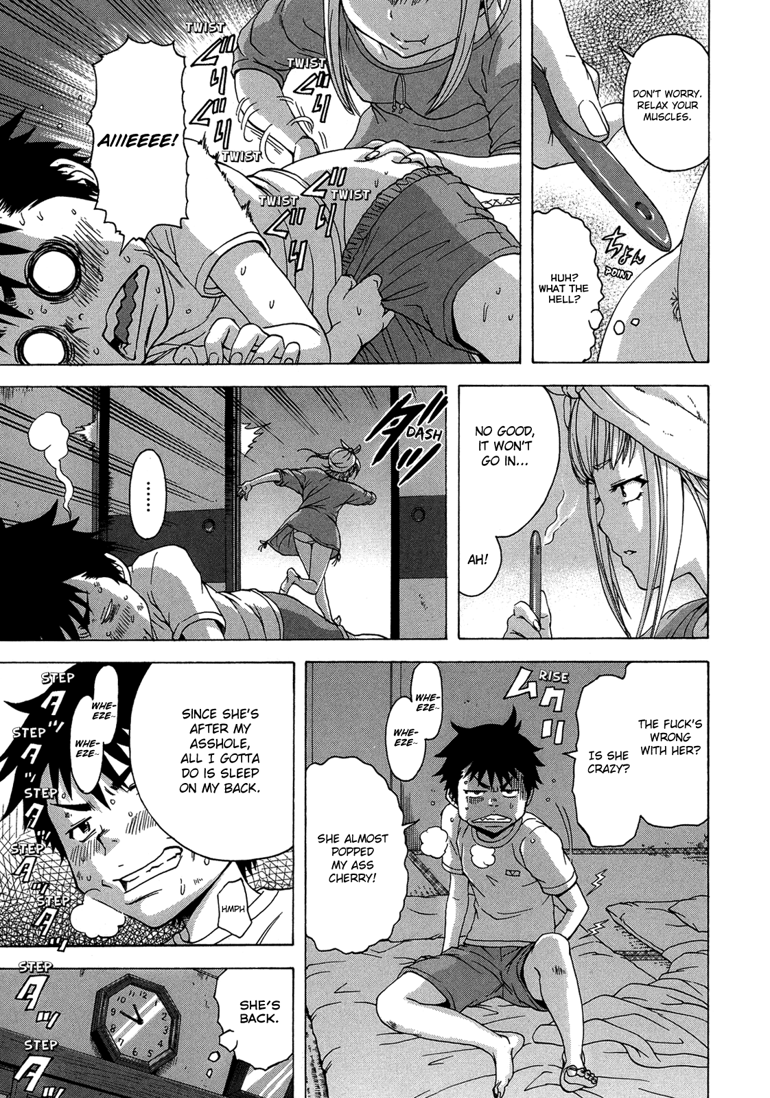 Mujaki no Rakuen Chapter 24 page 11 - Chapter 24: Playing Possum in Paradise(?)