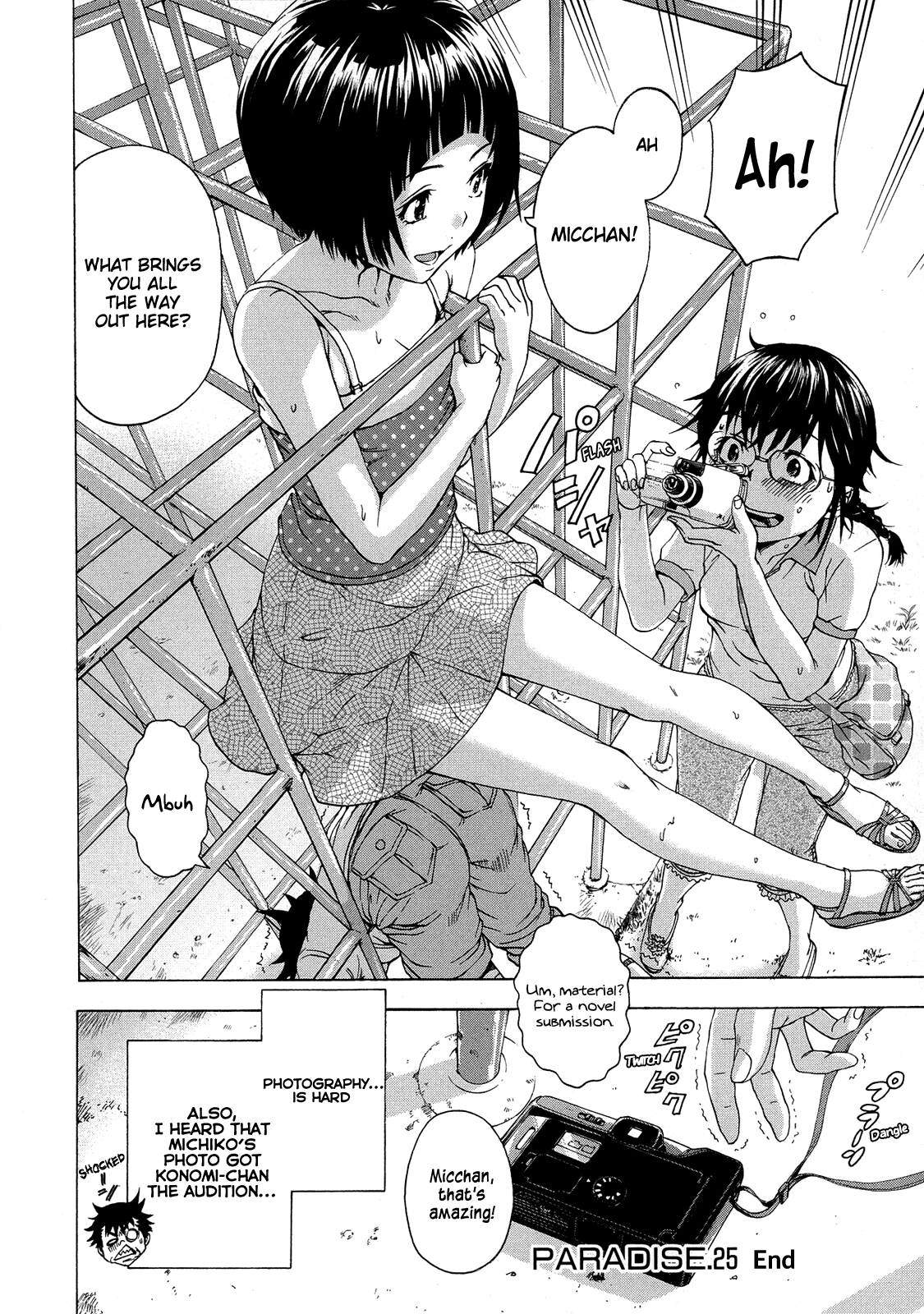 Mujaki no Rakuen Chapter 25 page 19 - Chapter 25: The Best Shot in Paradise
