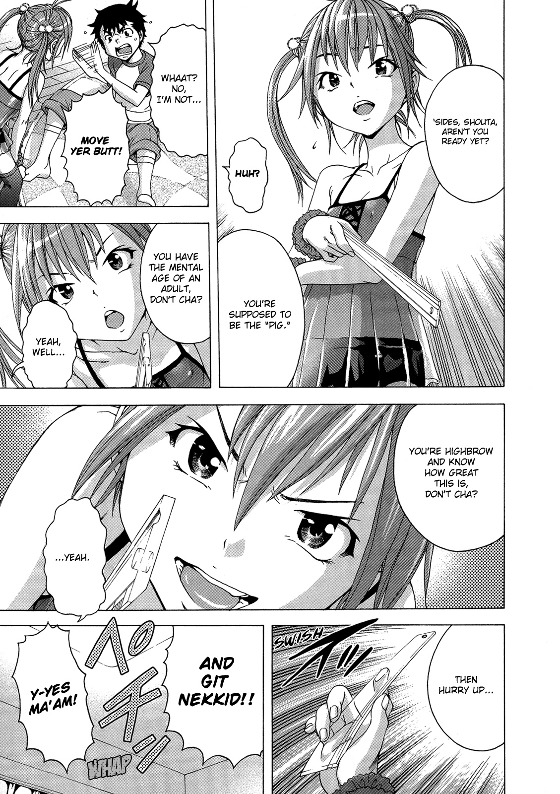 Mujaki no Rakuen Chapter 27.5 page 9 - Chapter 27.5: Disciplined in Paradise