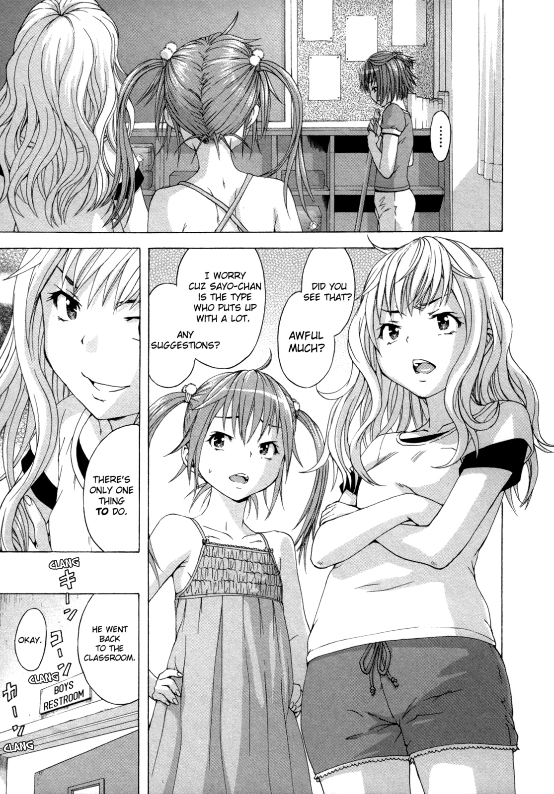 Mujaki no Rakuen Chapter 37 page 3 - Chapter 37: Paradise in the Boys' Bathroom