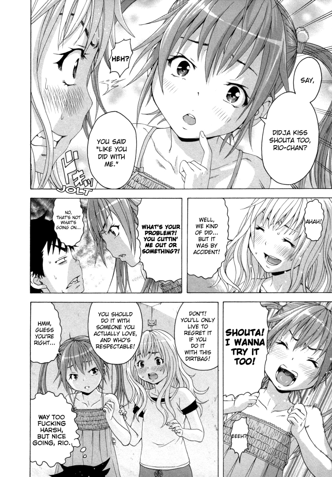 Mujaki no Rakuen Chapter 37 page 8 - Chapter 37: Paradise in the Boys' Bathroom