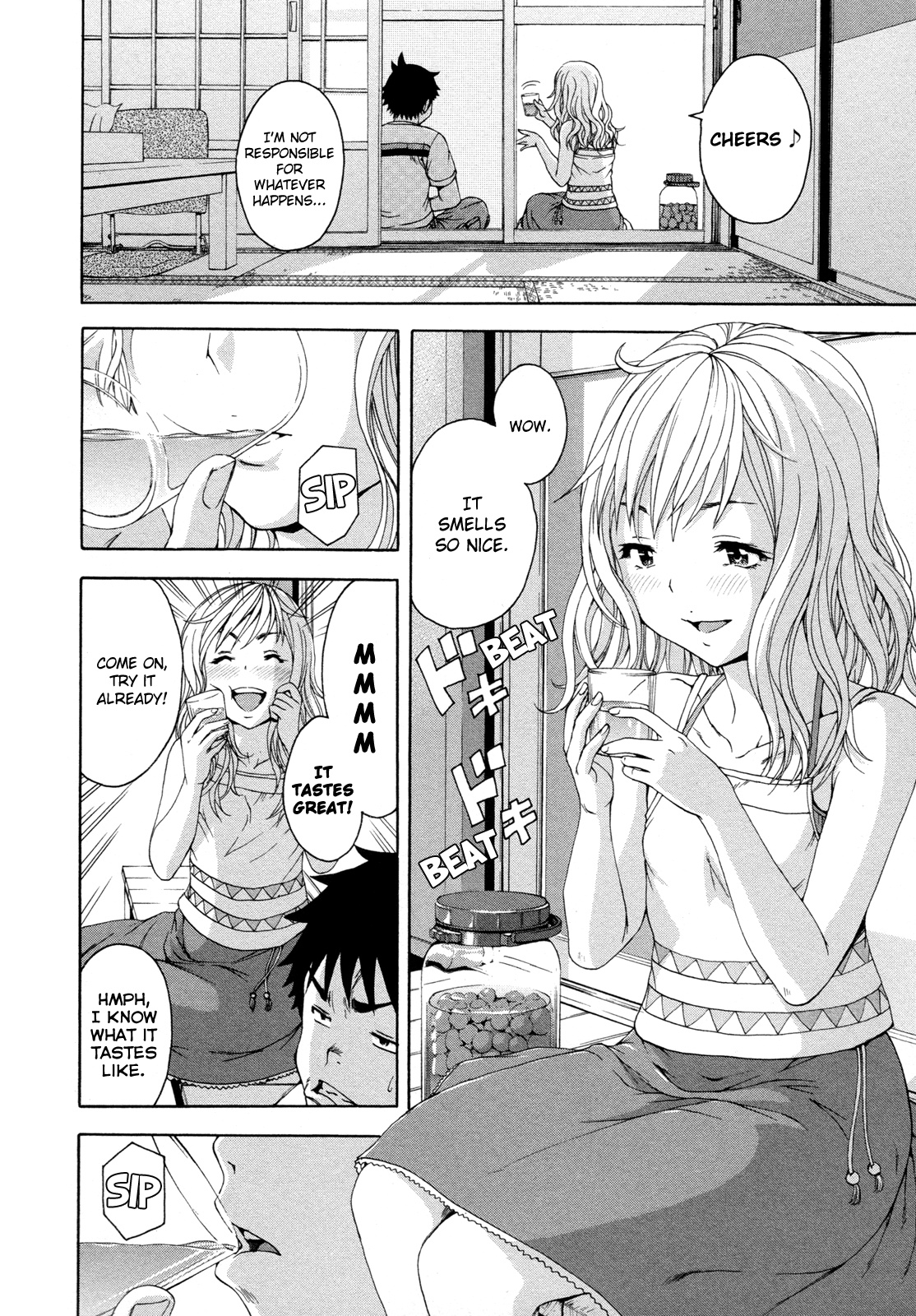 Mujaki no Rakuen Chapter 43 page 10 - Chapter 43: Drunk Talk in Paradise