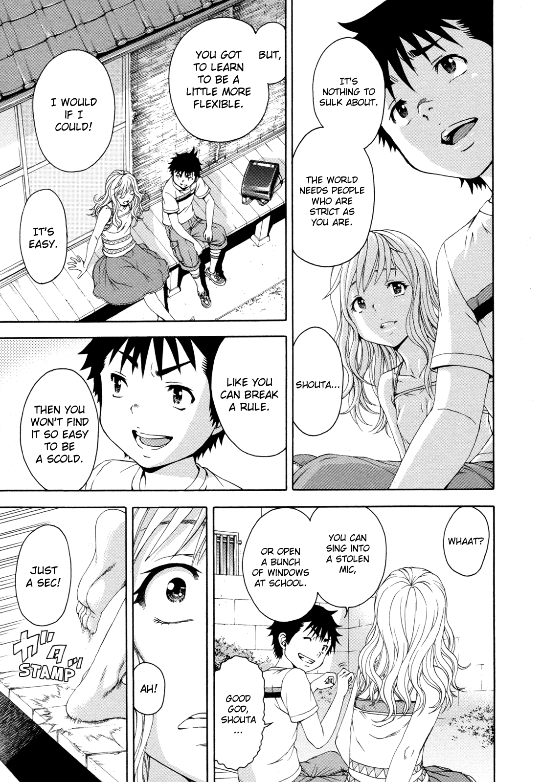 Mujaki no Rakuen Chapter 43 page 7 - Chapter 43: Drunk Talk in Paradise