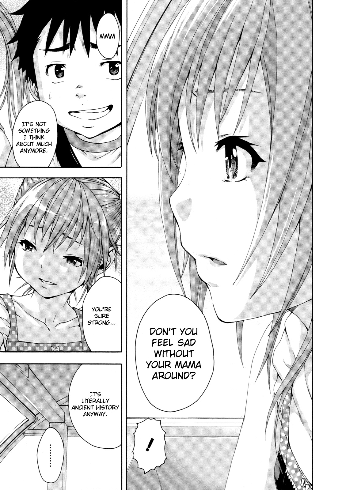 Mujaki no Rakuen Chapter 44 page 13 - Chapter 44: Heartbreak in Paradise