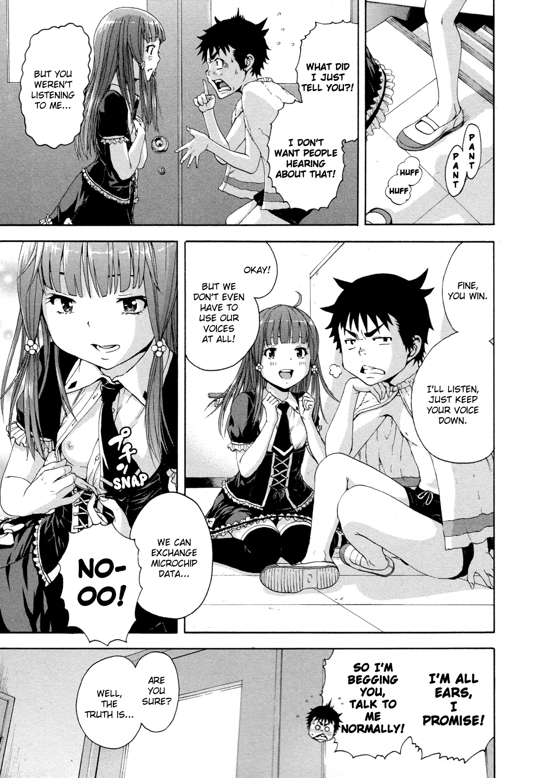 Mujaki no Rakuen Chapter 45 page 9 - Chapter 45: A Worry in Paradise