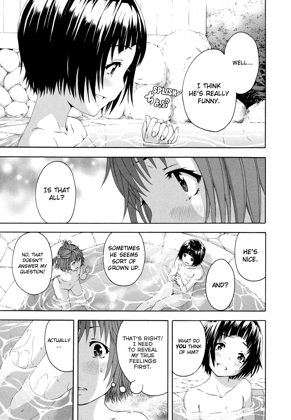 Mujaki no Rakuen Chapter 46 page 6 - Chapter 46: Outdoor Bath in Paradise