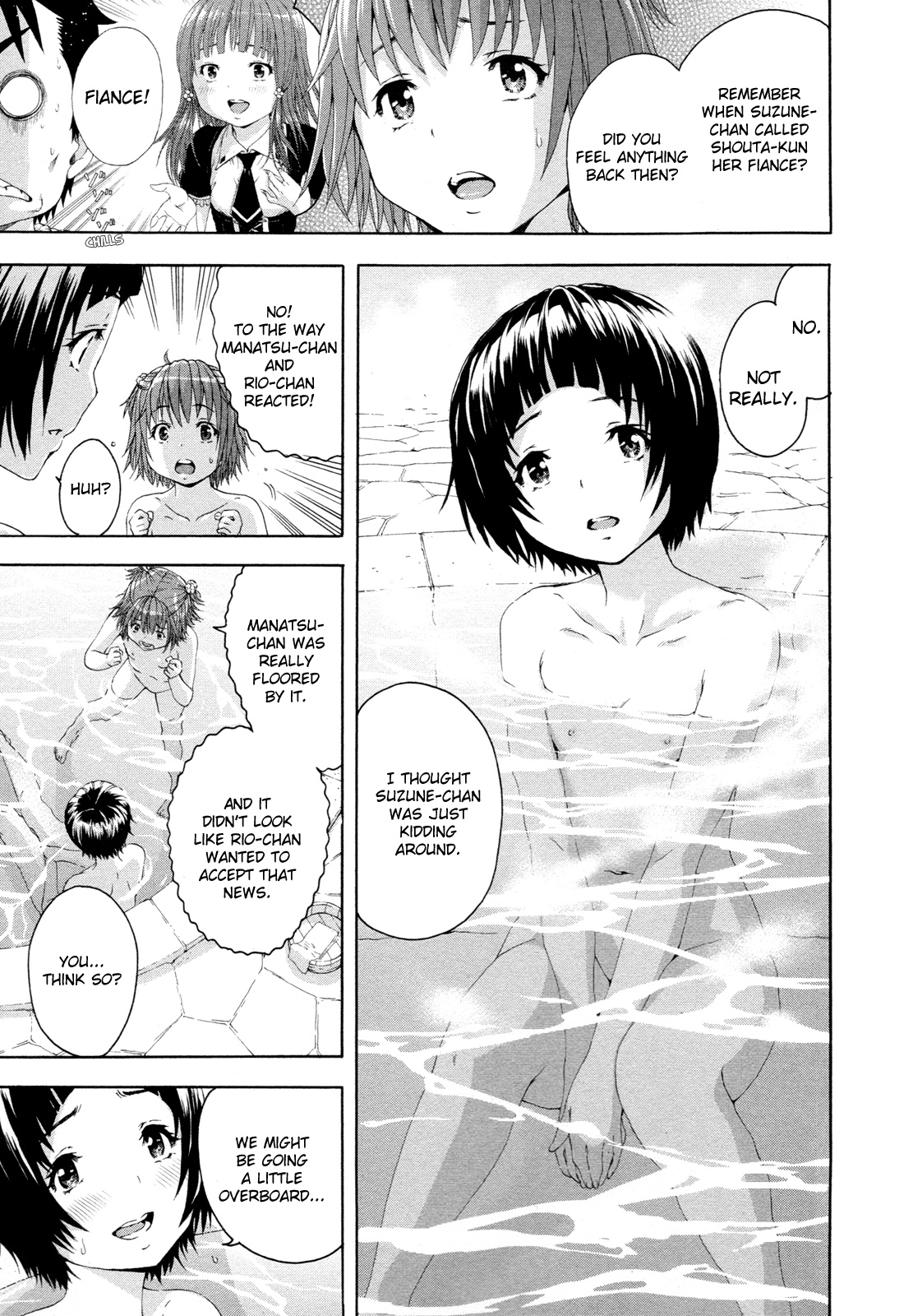 Mujaki no Rakuen Chapter 46 page 8 - Chapter 46: Outdoor Bath in Paradise