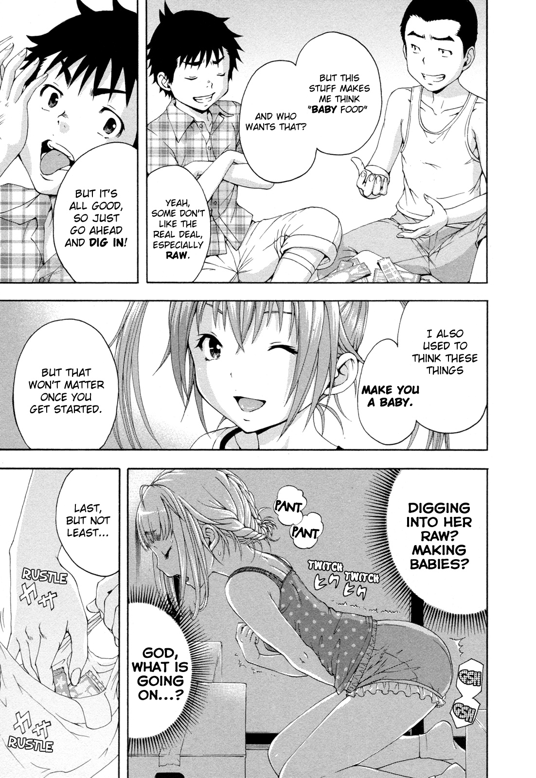 Mujaki no Rakuen Chapter 47 page 17 - Chapter 47: Fantasizing in Paradise
