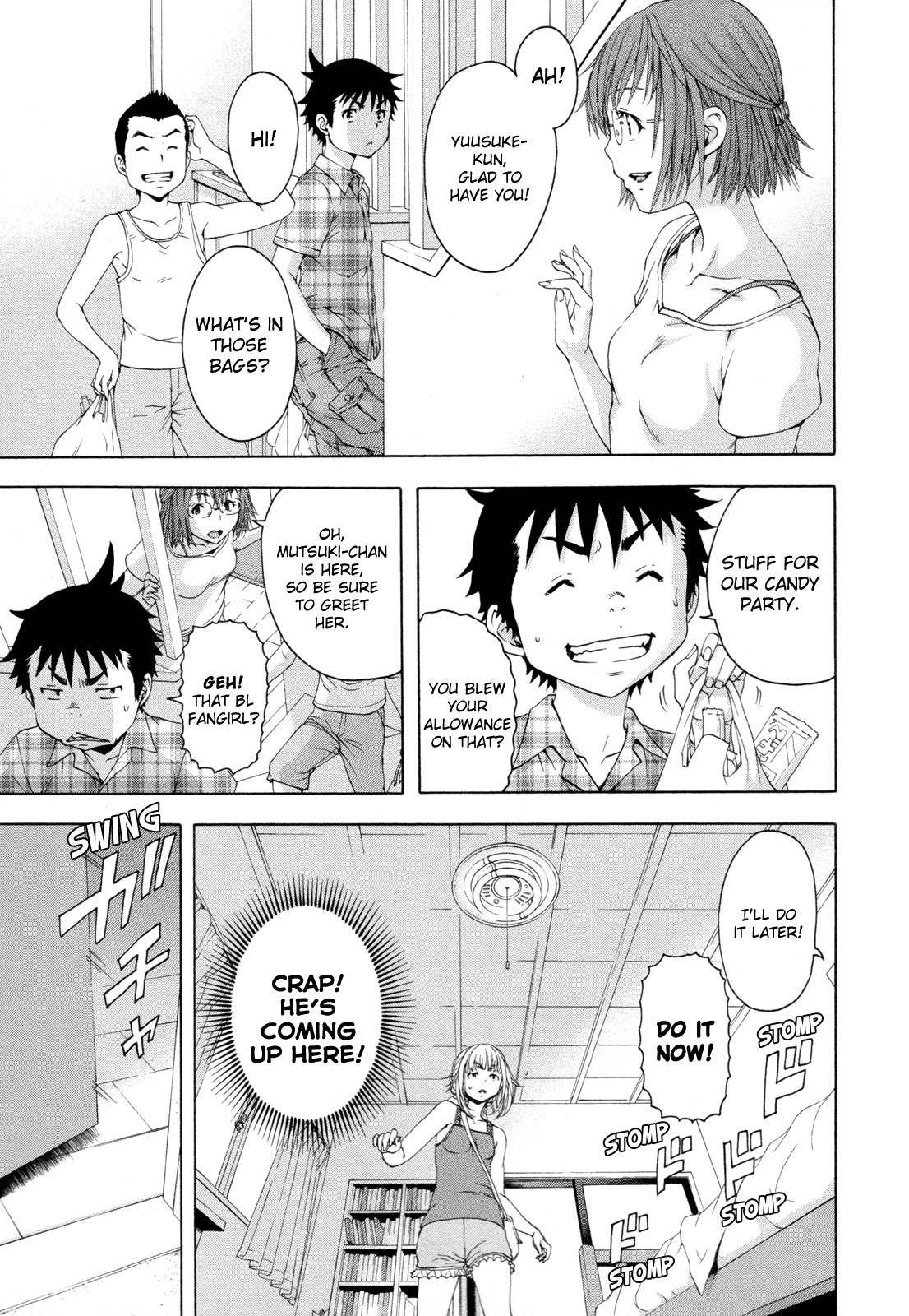 Mujaki no Rakuen Chapter 47 page 5 - Chapter 47: Fantasizing in Paradise