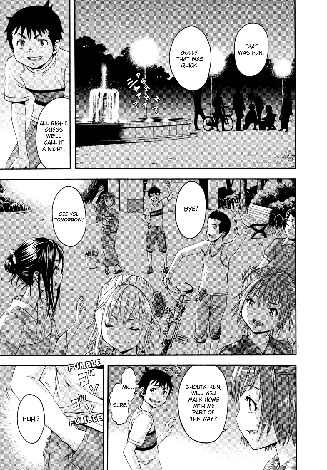 Mujaki no Rakuen Chapter 49 page 16 - Chapter 49: Fireworks in Paradise