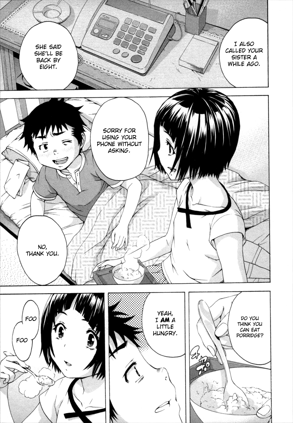 Mujaki no Rakuen Chapter 56 page 11 - Chapter 56: Nurse Care in Paradise