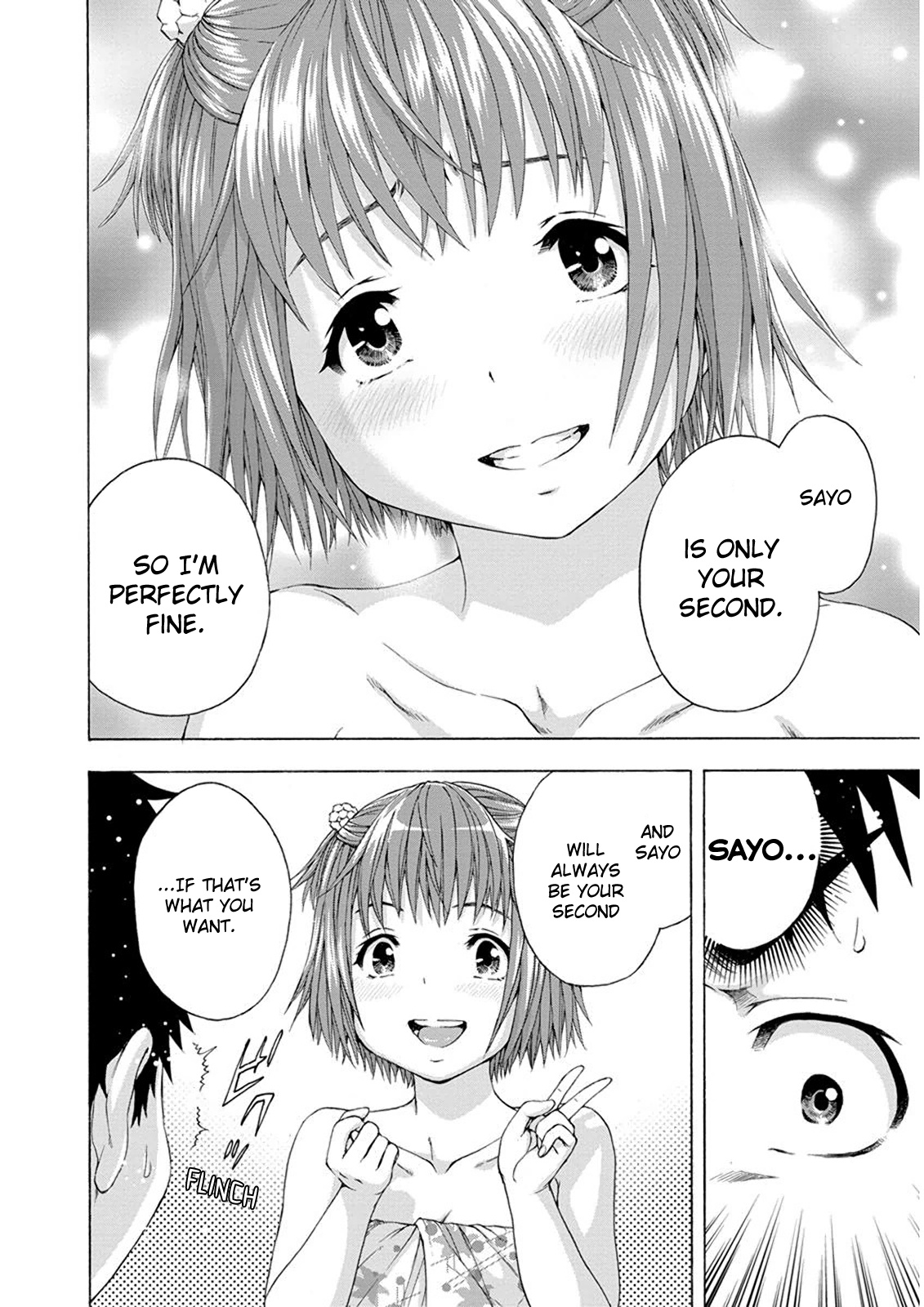 Mujaki no Rakuen Chapter 58 page 14 - Chapter 58: Miscommunication in Paradise