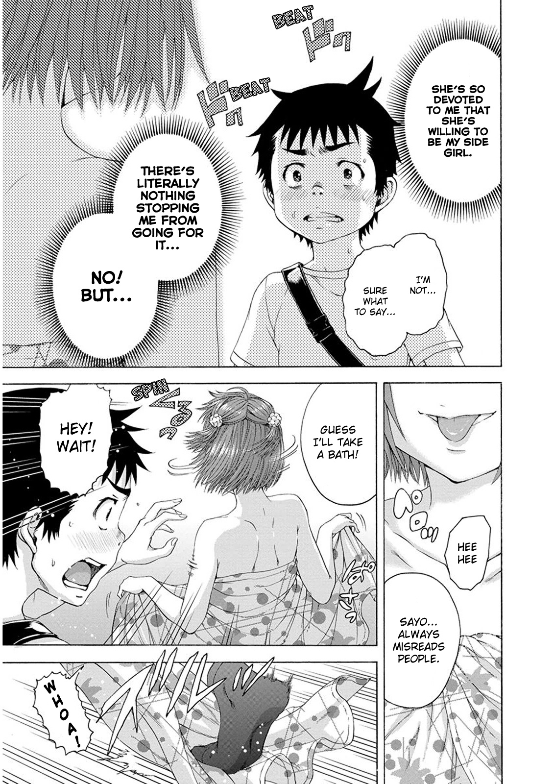 Mujaki no Rakuen Chapter 58 page 15 - Chapter 58: Miscommunication in Paradise