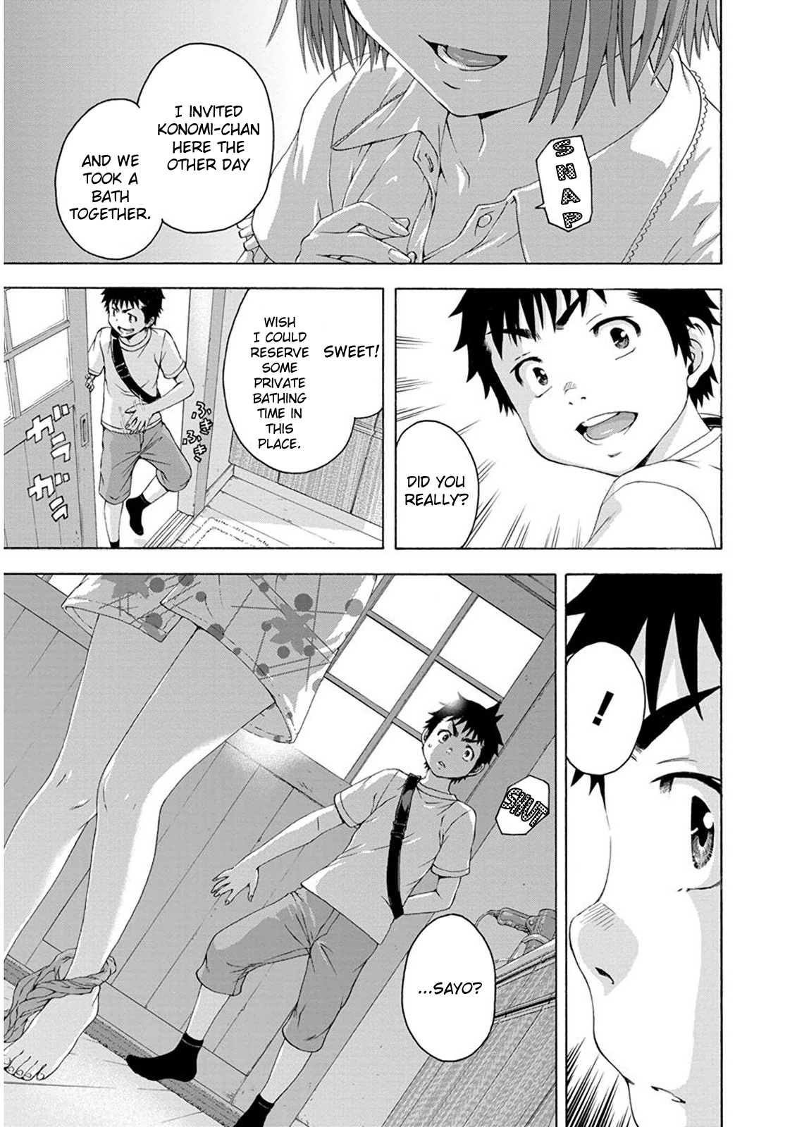 Mujaki no Rakuen Chapter 58 page 7 - Chapter 58: Miscommunication in Paradise