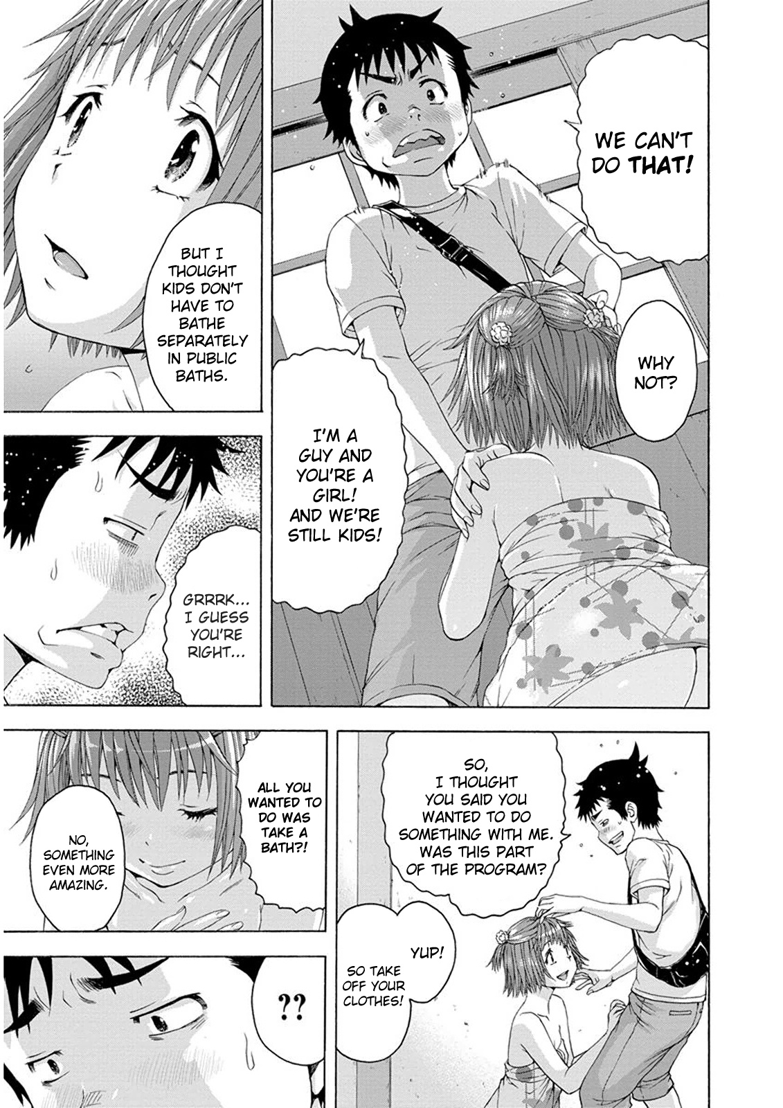 Mujaki no Rakuen Chapter 58 page 9 - Chapter 58: Miscommunication in Paradise