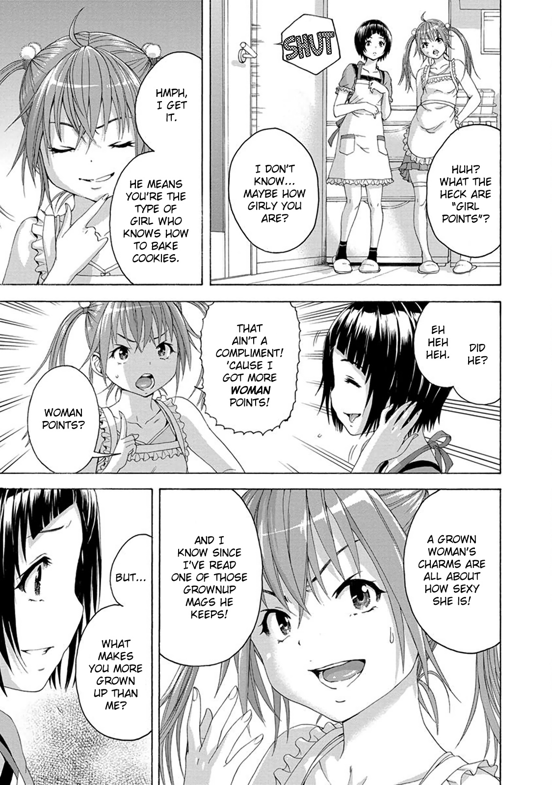 Mujaki no Rakuen Chapter 60 page 7 - Chapter 60: Girl Points in Paradise