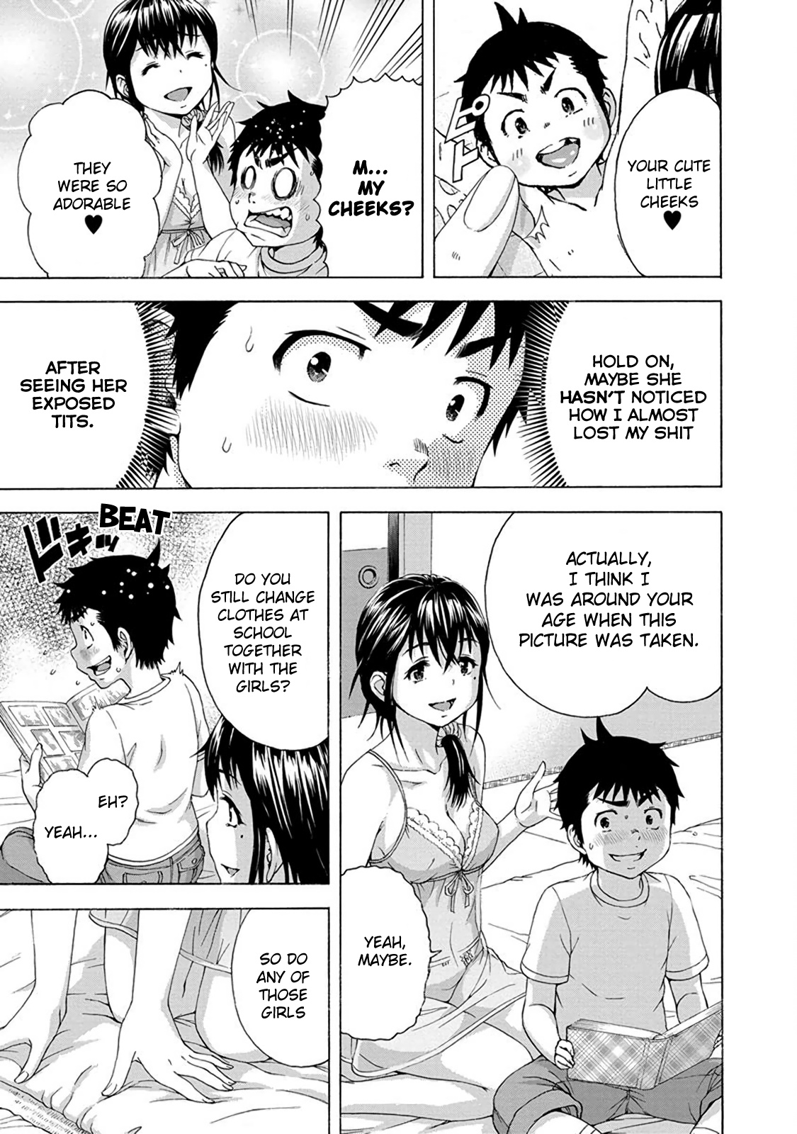 Mujaki no Rakuen Chapter 62 page 13 - Chapter 62: Teasing in Paradise