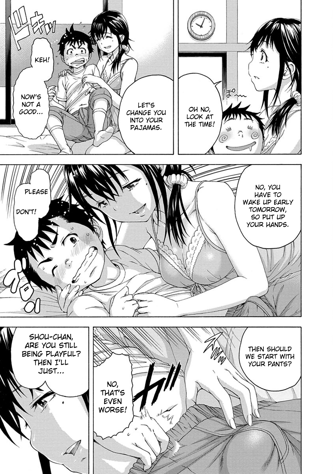 Mujaki no Rakuen Chapter 62 page 15 - Chapter 62: Teasing in Paradise