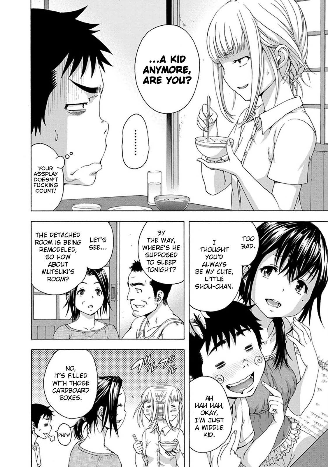 Mujaki no Rakuen Chapter 62 page 4 - Chapter 62: Teasing in Paradise