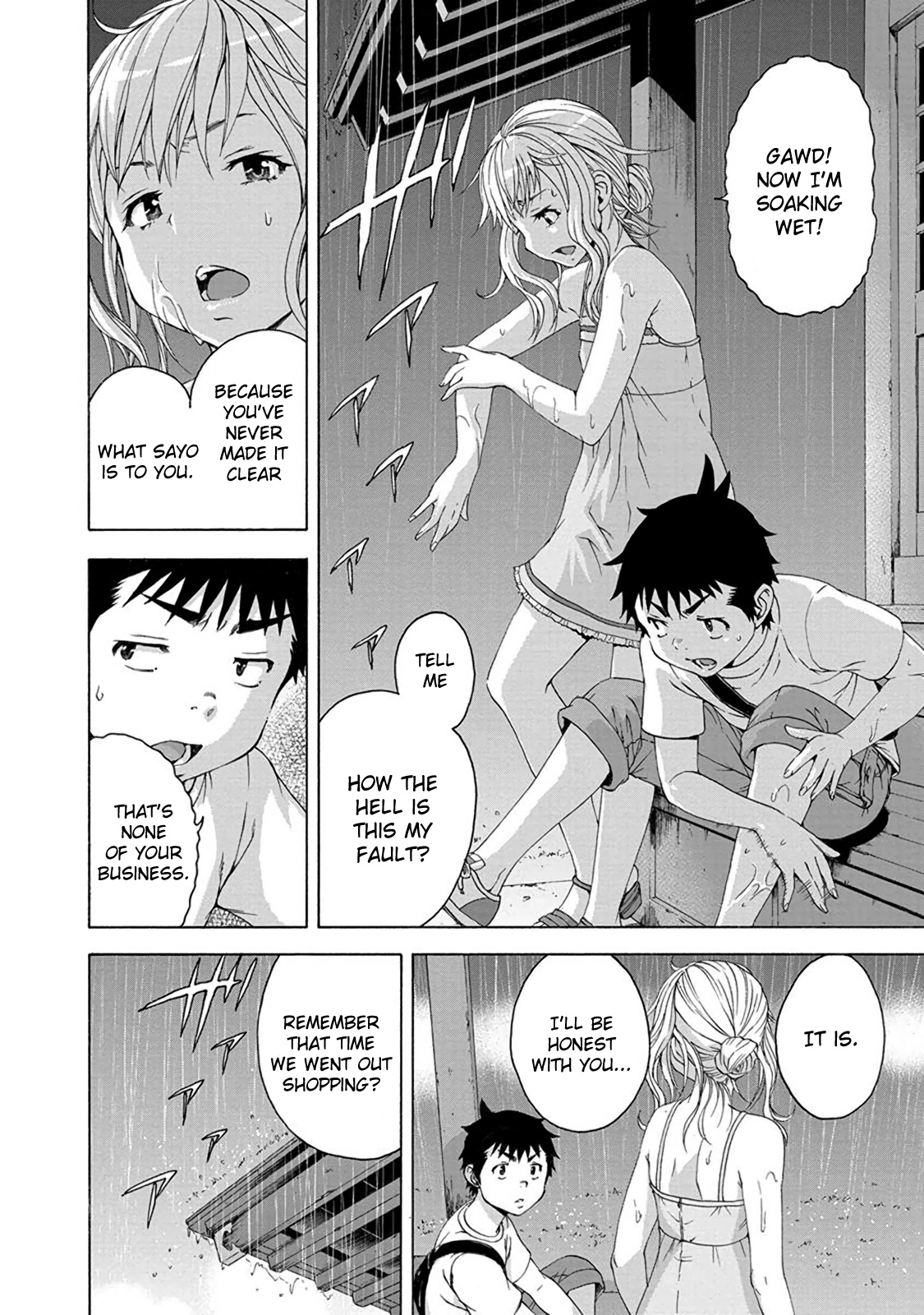 Mujaki no Rakuen Chapter 63 page 17 - Chapter 63: Golden Shower in Paradise