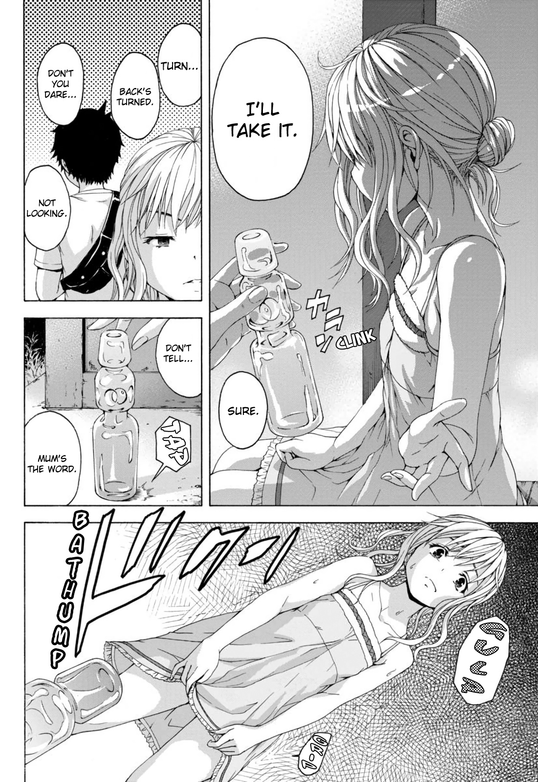 Mujaki no Rakuen Chapter 63 page 23 - Chapter 63: Golden Shower in Paradise