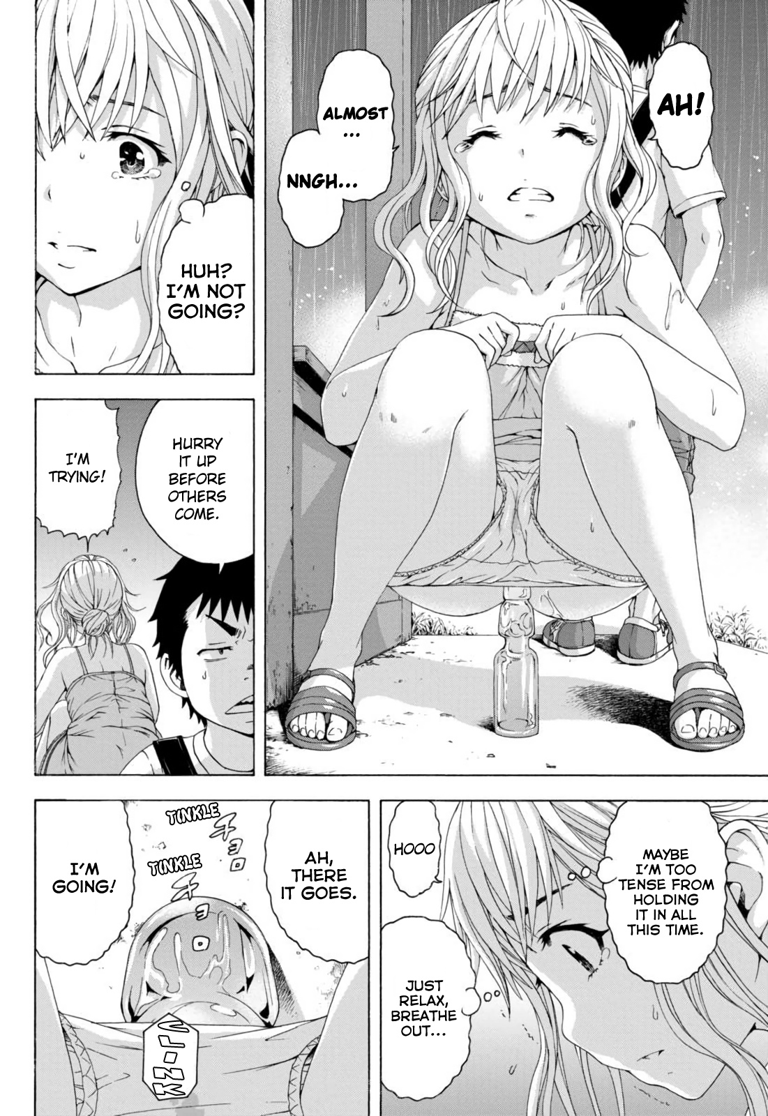 Mujaki no Rakuen Chapter 63 page 25 - Chapter 63: Golden Shower in Paradise