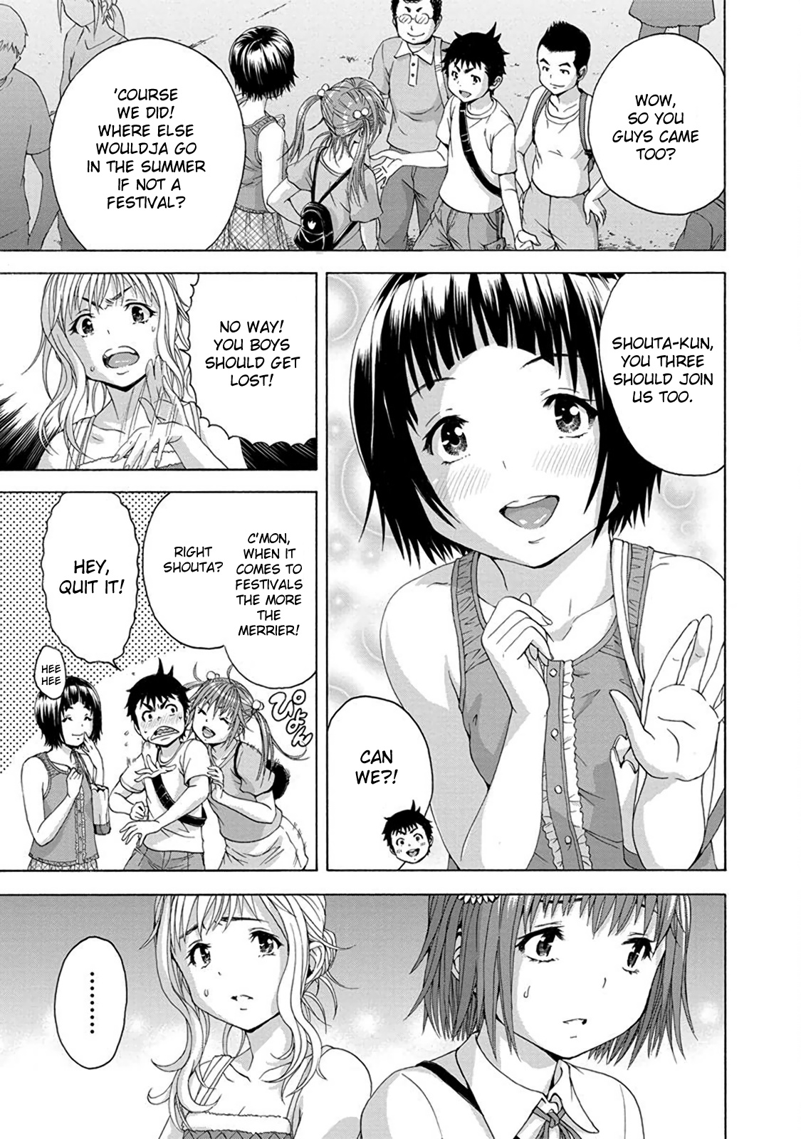 Mujaki no Rakuen Chapter 63 page 6 - Chapter 63: Golden Shower in Paradise