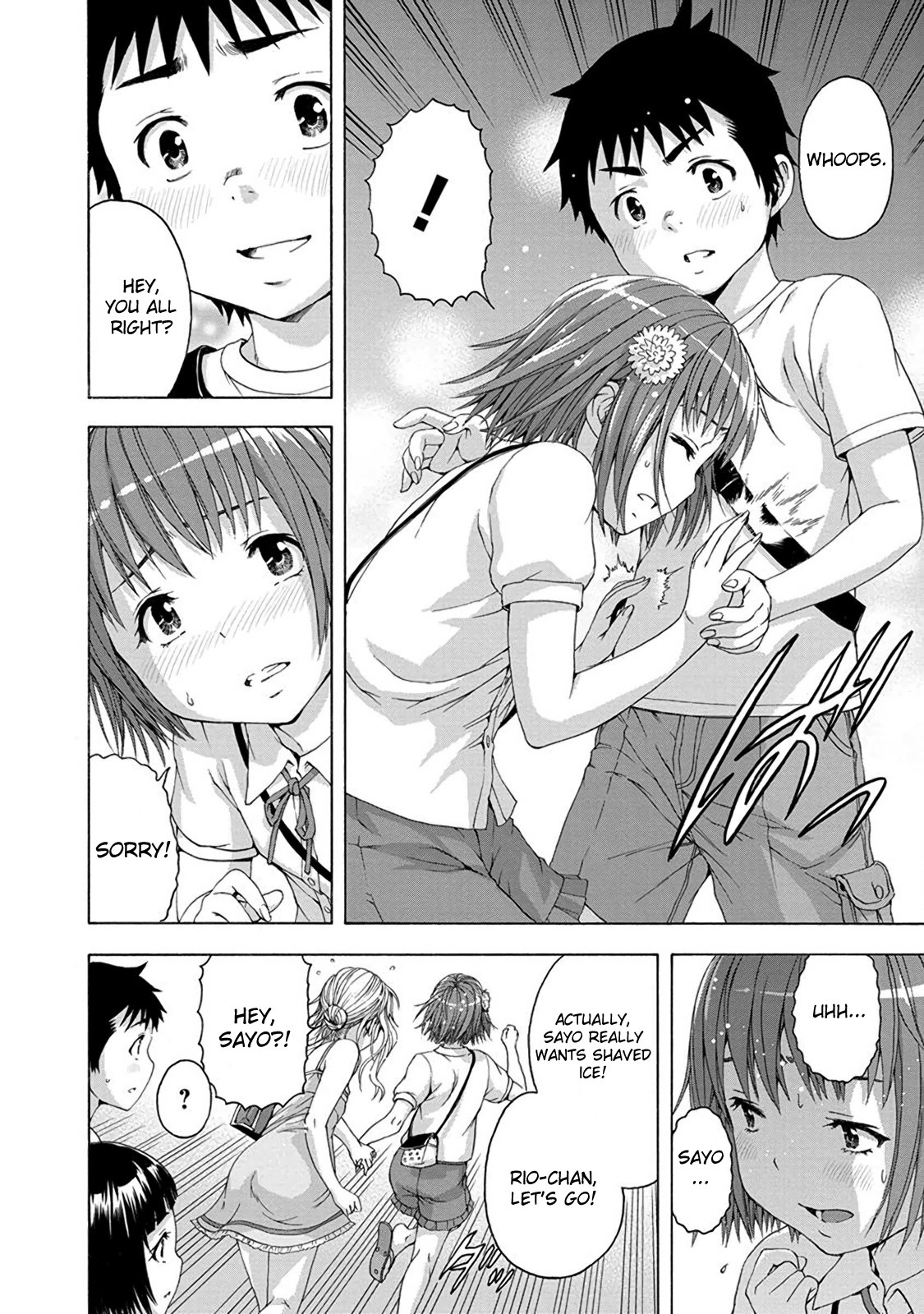 Mujaki no Rakuen Chapter 63 page 9 - Chapter 63: Golden Shower in Paradise