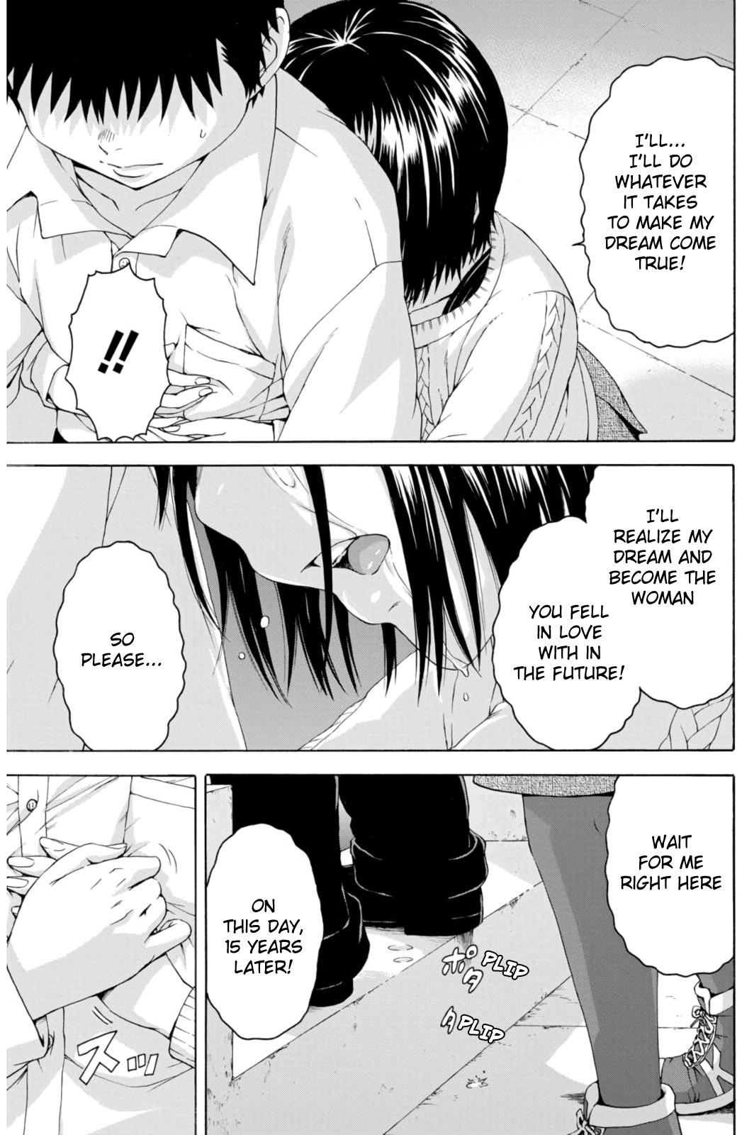 Mujaki no Rakuen Chapter 77 page 15 - Chapter 77: Goodbyes in Paradise