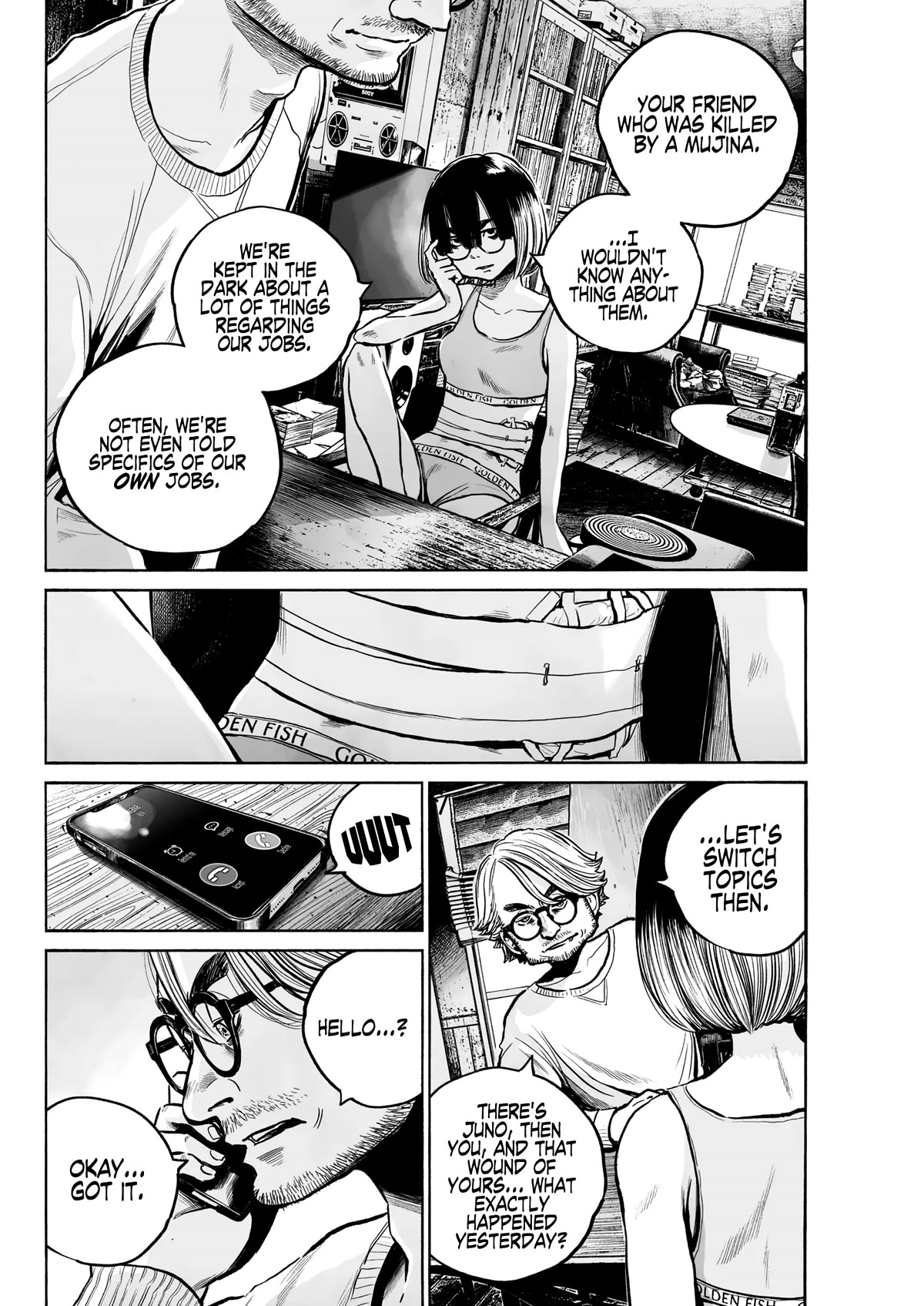 Mujina into The Deep Chapter 3 page 18 - Chapter 3