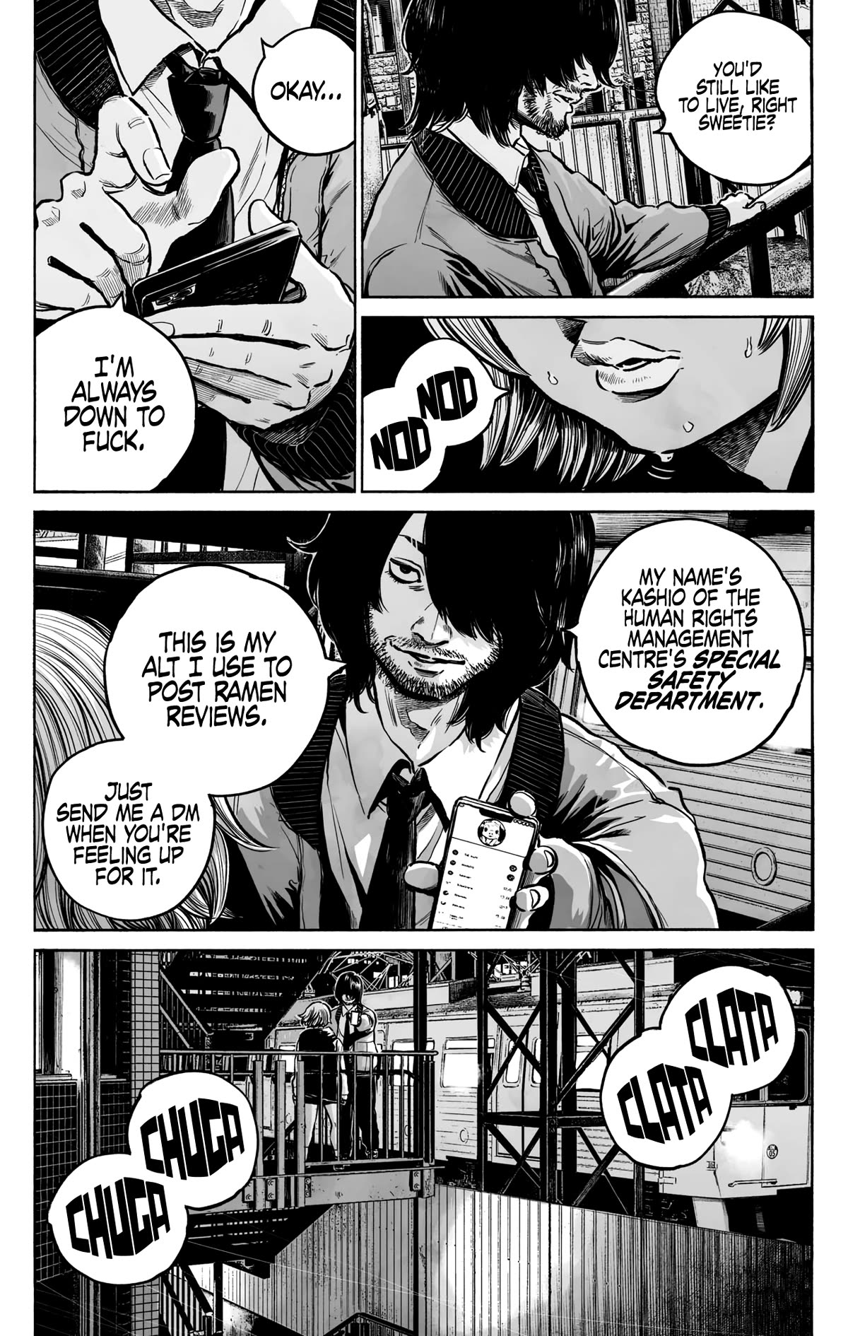Mujina into The Deep Chapter 8 page 11 - Chapter 8: Paper Pusher Kung-Fu