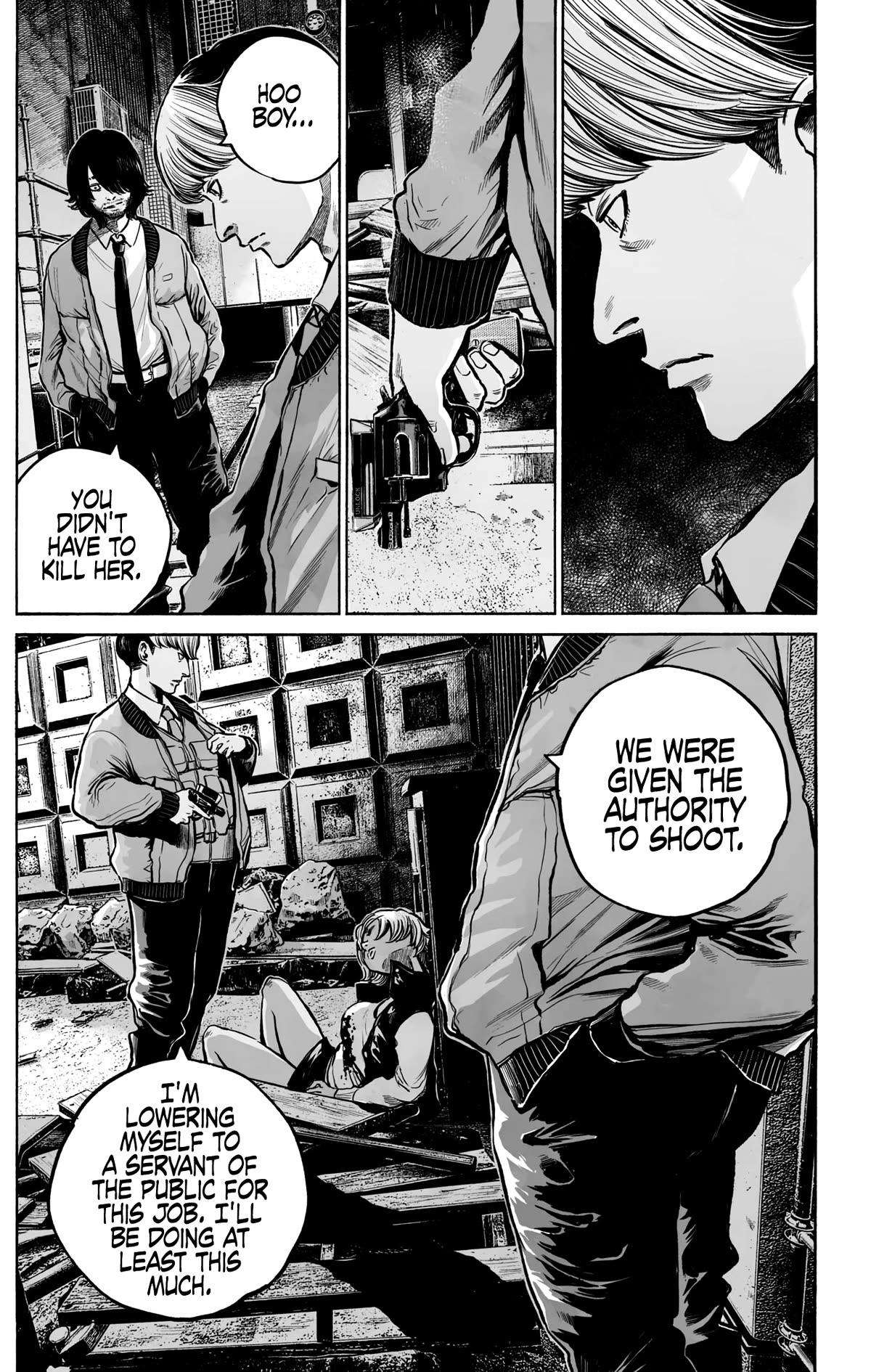 Mujina into The Deep Chapter 8 page 13 - Chapter 8: Paper Pusher Kung-Fu
