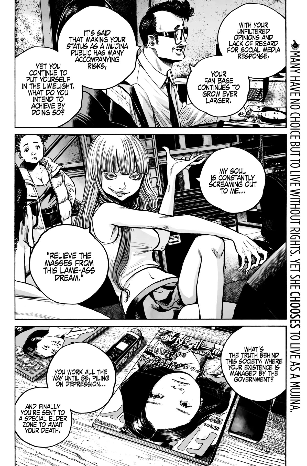 Mujina into The Deep Chapter 8 page 2 - Chapter 8: Paper Pusher Kung-Fu