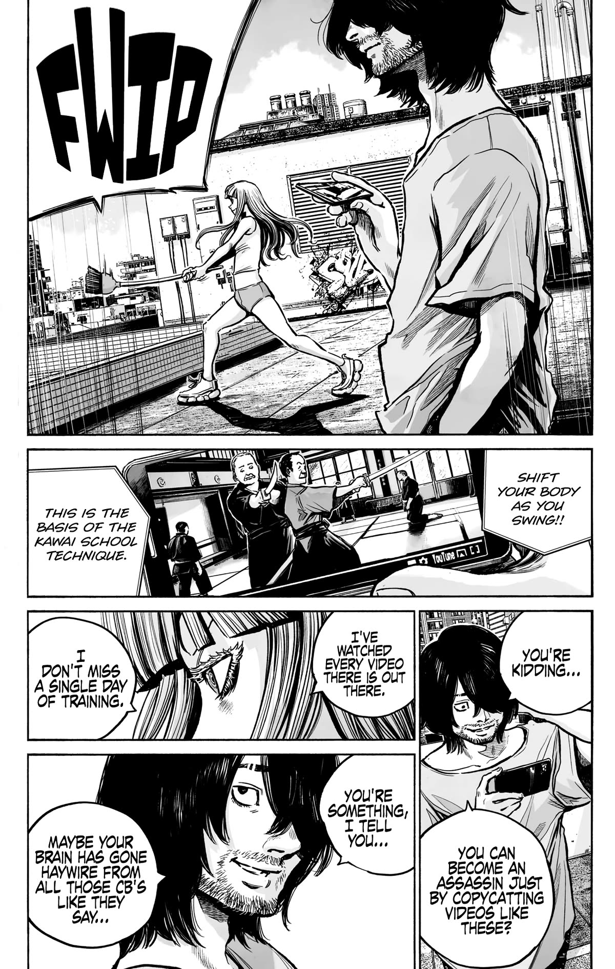 Mujina into The Deep Chapter 8 page 23 - Chapter 8: Paper Pusher Kung-Fu