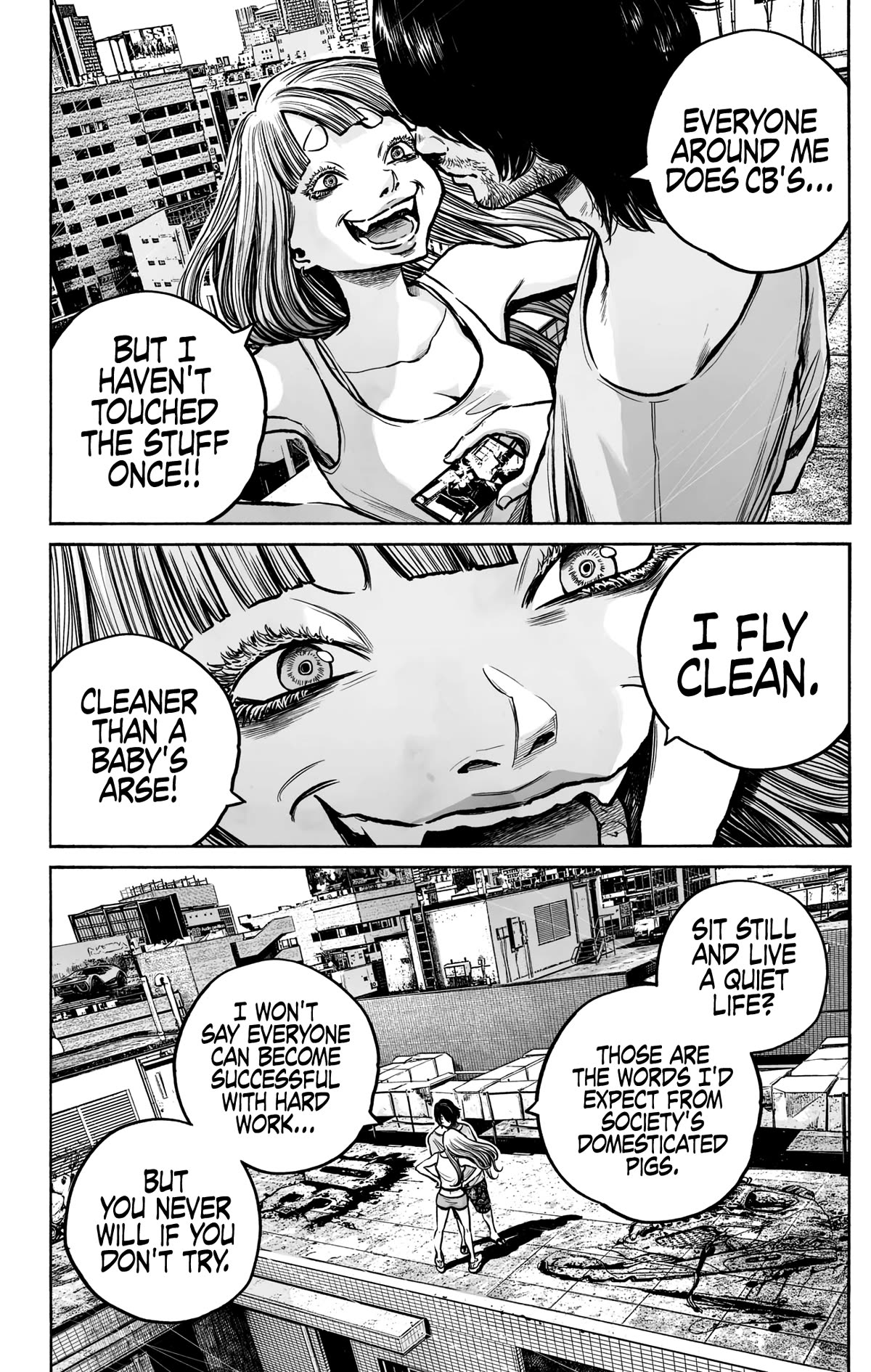 Mujina into The Deep Chapter 8 page 24 - Chapter 8: Paper Pusher Kung-Fu