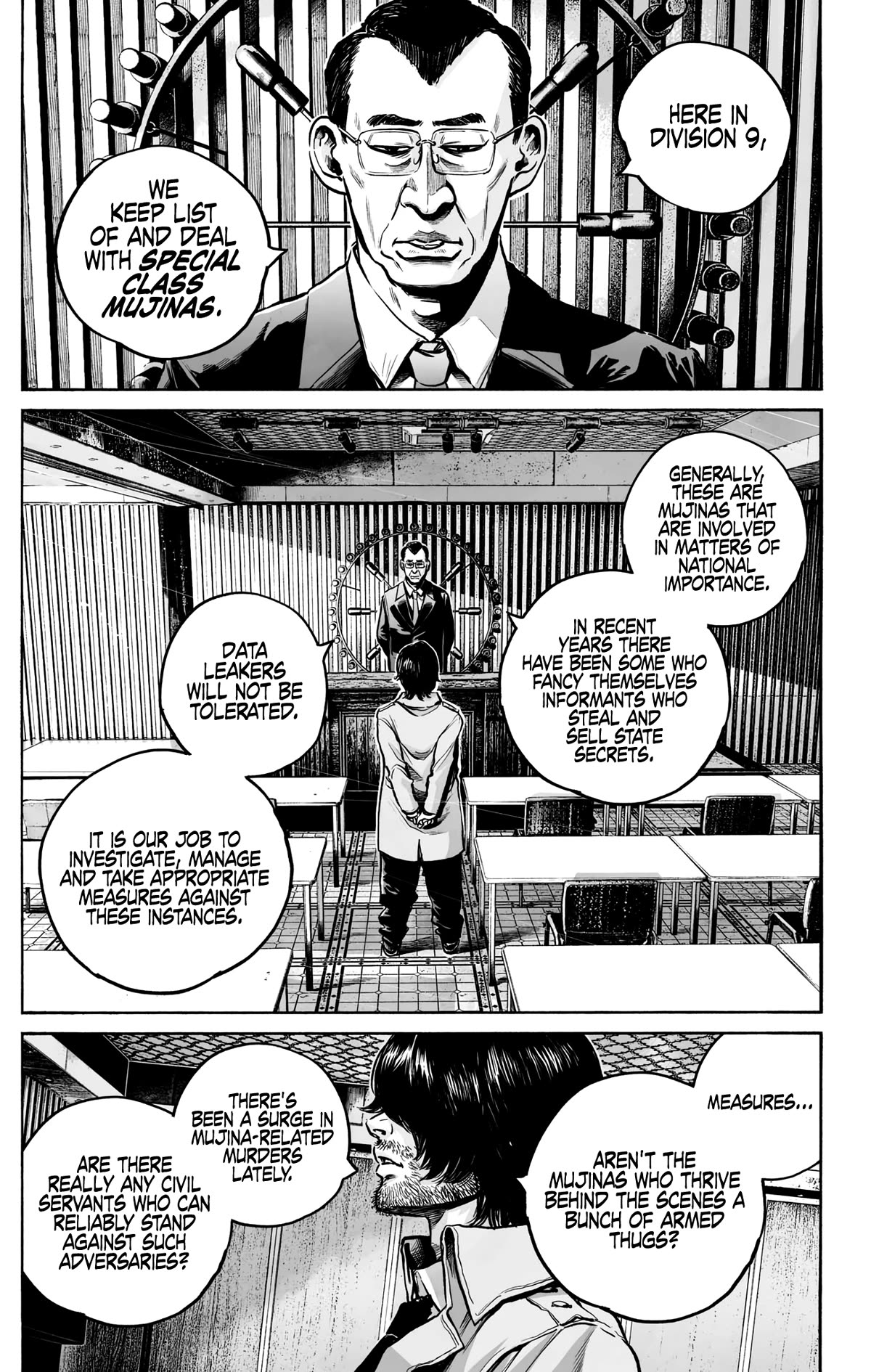 Mujina into The Deep Chapter 8 page 27 - Chapter 8: Paper Pusher Kung-Fu