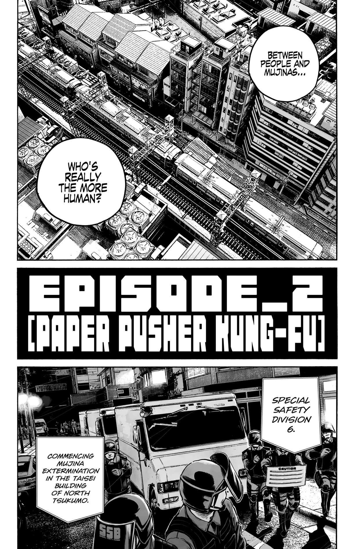 Mujina into The Deep Chapter 8 page 4 - Chapter 8: Paper Pusher Kung-Fu