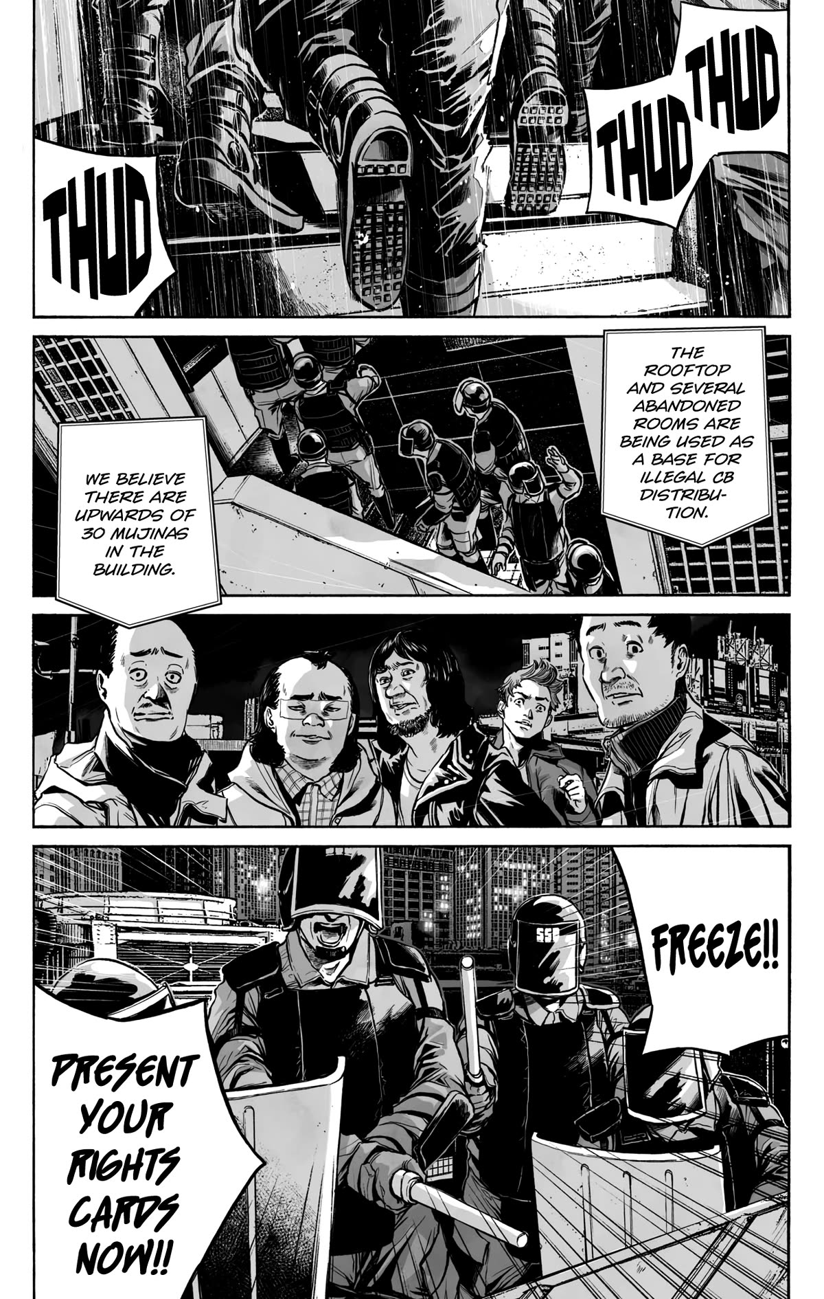 Mujina into The Deep Chapter 8 page 5 - Chapter 8: Paper Pusher Kung-Fu