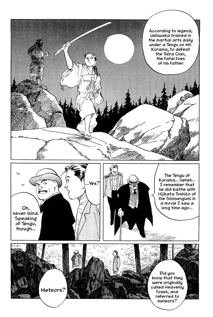 Munakata Kyouju Denkikou Chapter 33 page 38 - Chapter 33 : The Meteor Sword: Part One