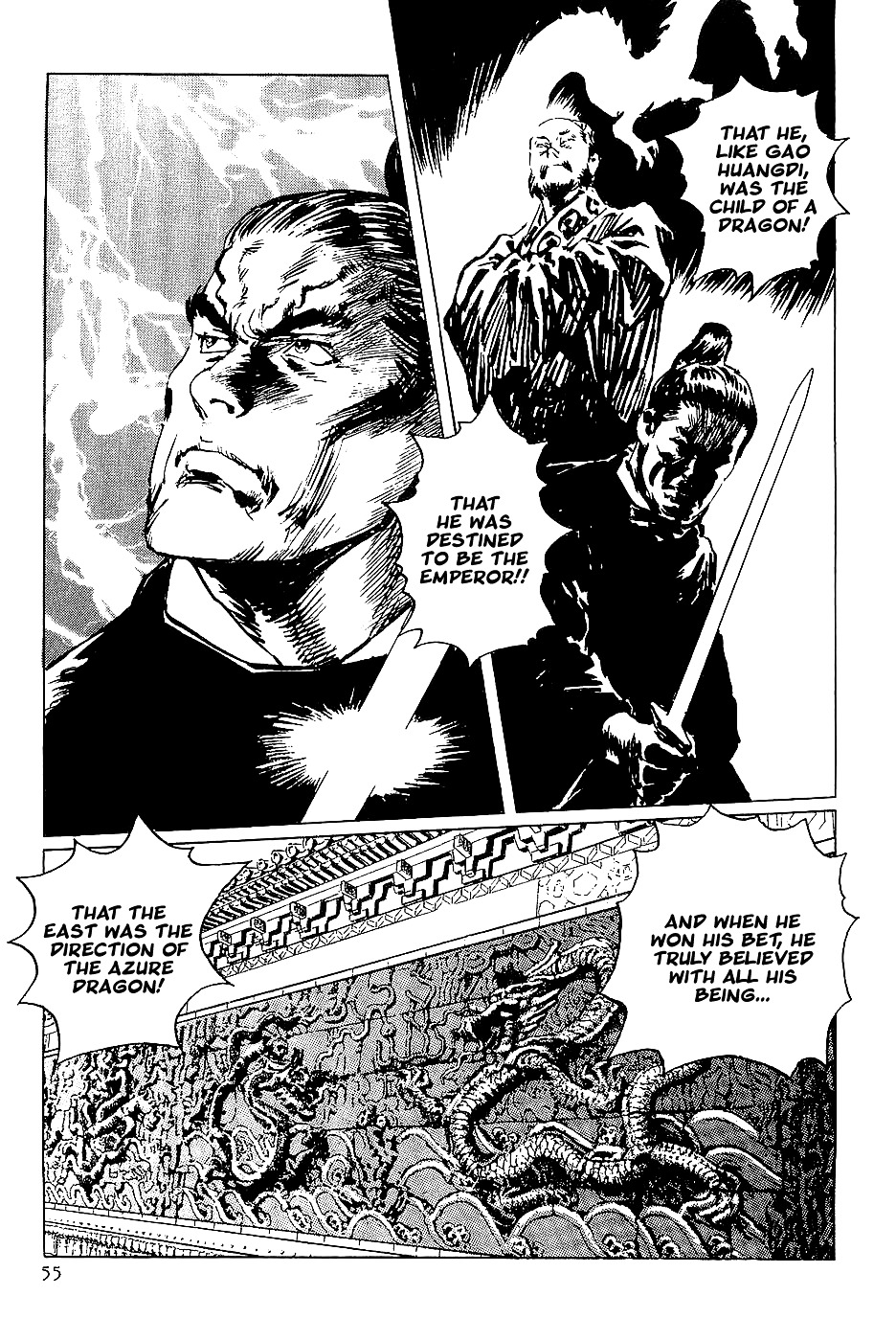 Munakata Kyouju Denkikou Chapter 36 page 54 - Chapter 36 : The Dragon God's City: Part One