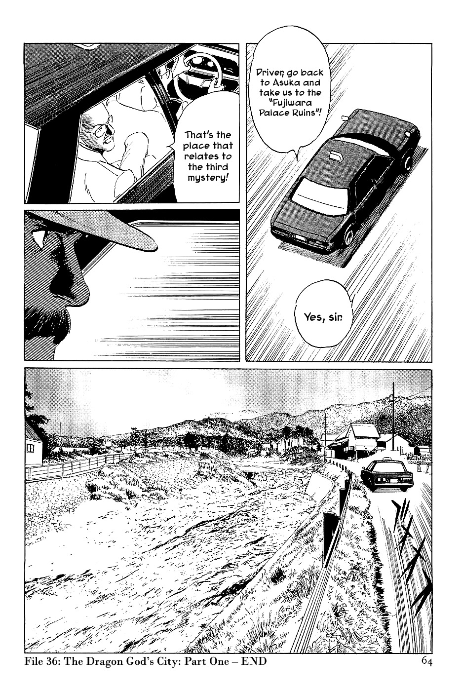 Munakata Kyouju Denkikou Chapter 36 page 63 - Chapter 36 : The Dragon God's City: Part One