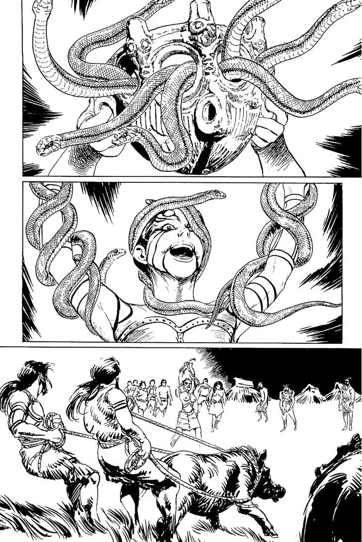 Munakata Kyouju Denkikou Chapter 38 page 6 - Chapter 38 : The Snake God's Fusion