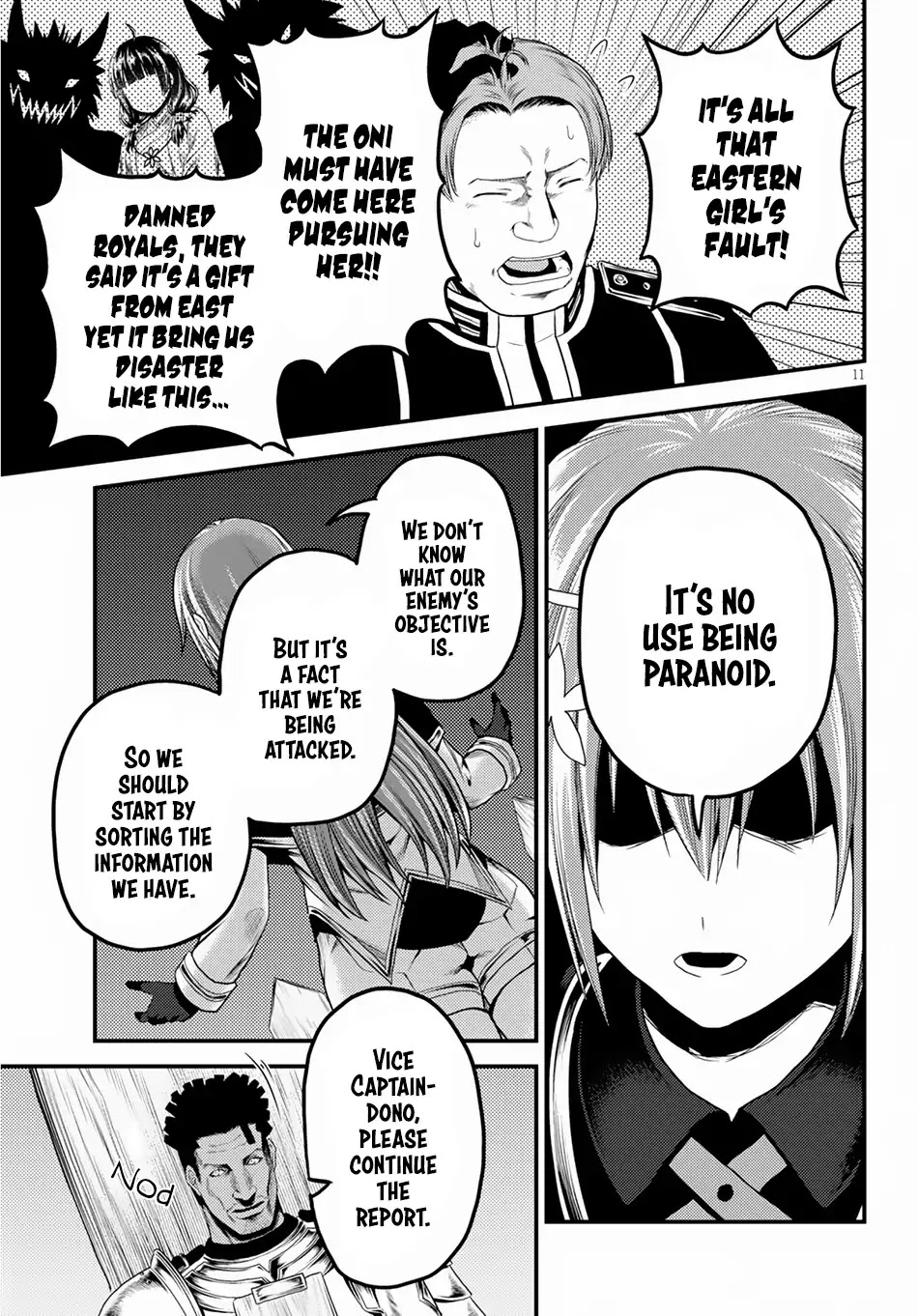 Murabito desu ga Nani ka? Chapter 27 page 12 - Chapter 27: Sachmimas Warfare 01: STRATEGY MEETING