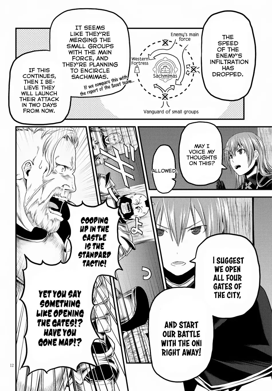 Murabito desu ga Nani ka? Chapter 27 page 13 - Chapter 27: Sachmimas Warfare 01: STRATEGY MEETING
