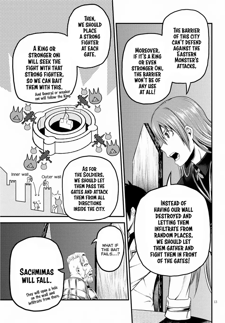 Murabito desu ga Nani ka? Chapter 27 page 14 - Chapter 27: Sachmimas Warfare 01: STRATEGY MEETING