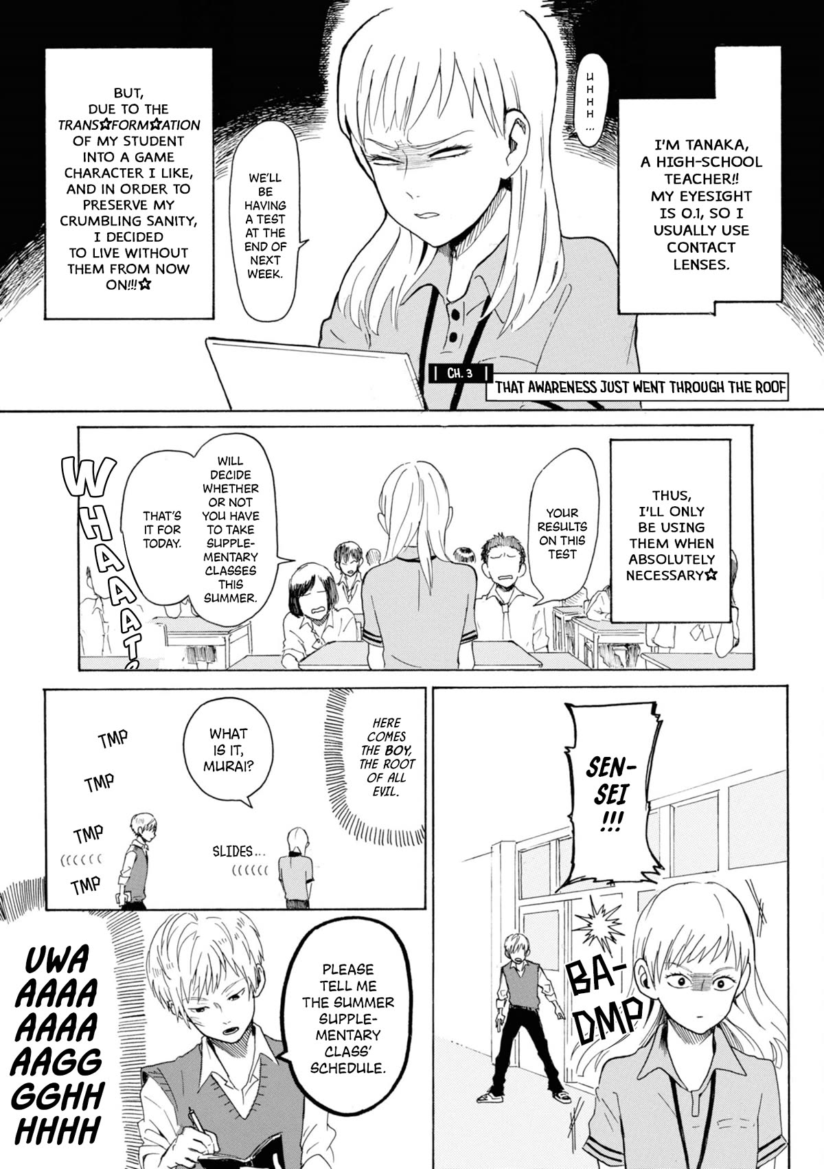 Murai's Love Chapter 4 page 1 - Chapter 4: That Awareness Just Went Through the Roof