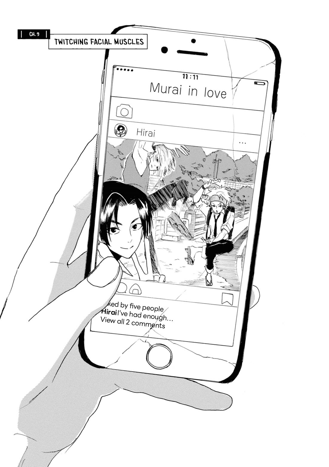 Murai's Love Chapter 9 page 1 - Chapter 9: Twitching Facial Muscles