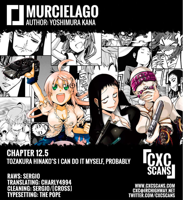 Murcielago Chapter 12.5 page 1 - Chapter 12.5 : Tozakura Hinako's I can do it myself, probably