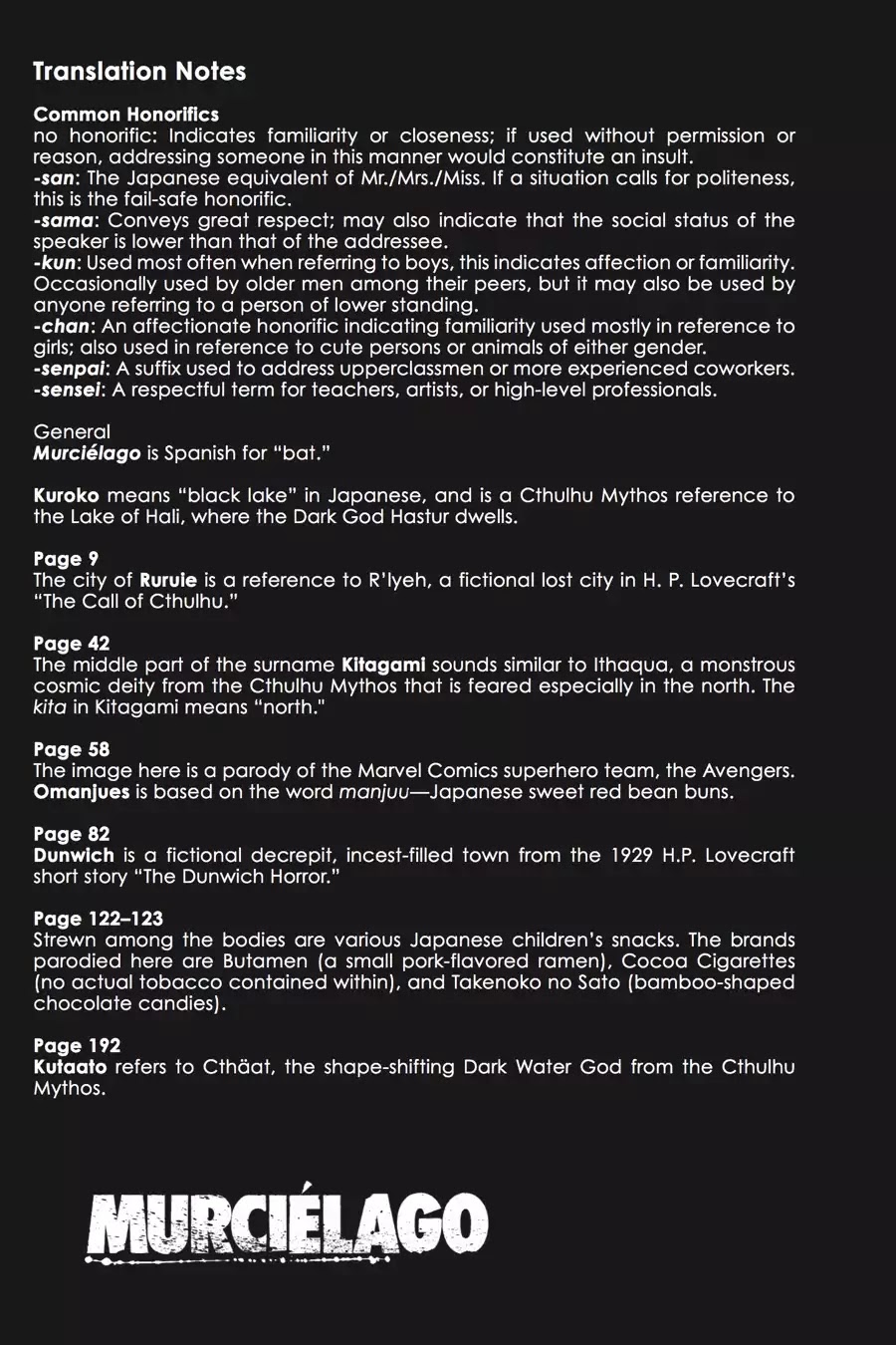Murcielago Chapter 34.5 page 11 - Vol.5 Bonus Content